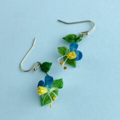 夏の可愛い雑草、露草を見つけました♪