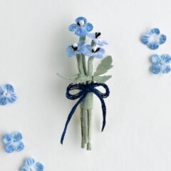 オオイヌノフグリのアクセサリー　新作できました♪