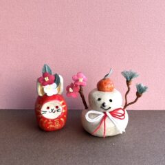 早めに準備したいお正月の鏡餅と干支うさぎの福ダルマ