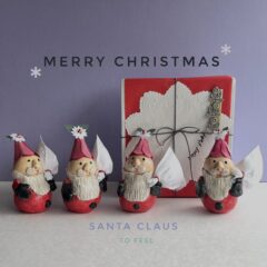 プレゼントを担いだサンタさん☆