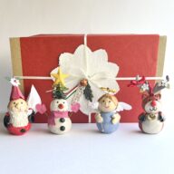 大人気のクリスマスの置物！ナチュラルな可愛い雰囲気でプレゼントにも！