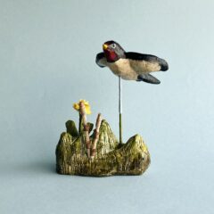 春を旅する鳥たちのオブジェ♪山を越え飛んで行く春はすぐそこまで♪